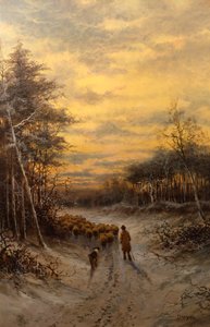 Sheep in the Snow