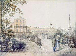 The Crescent, Cheltenham, 1821 by Daniel Thomas Egerton