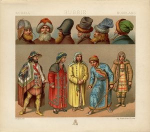 Russian Dress, 1880 by Daniel Urrabieta Vierge