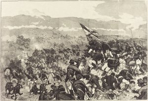 Battle of Plevna. July 30, Attack on the Heights by Daniel Vierge