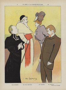 Production of the Play Le Duel at the Comedie-Francaise (Illustration for Le Rire) by Daniel de Losques