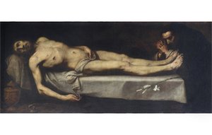 Dead Christ and Saint Dominic de Guzman