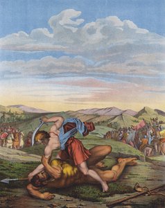 David Defeating Goliath by Daniele da Volterra 1509 66 after Daniele da Volterra 1509 66 after