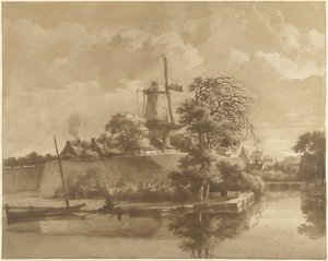 The Run Mill at the Tolsteeg Gate in Utrecht