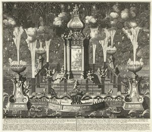 Fireworks Celebrating the Peace of Utrecht, 1713