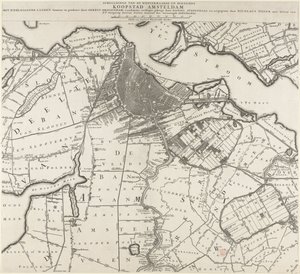 Map of Amsterdam and Surrounding Areas by Daniël Stopendael