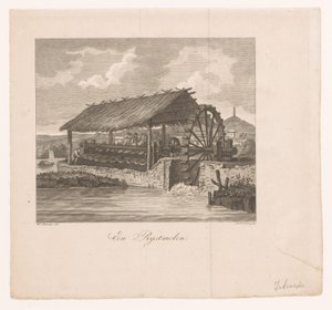 Rice Mill Driven by a Water Wheel by Daniël Veelwaard (I)
