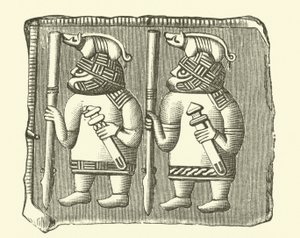 Warriors from the Viking Age by Danish School
