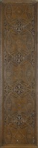 A frieze featuring stylized botanical motifs with classical foliate border by Dankmar and Sullivan Louis Adler