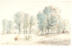 Landscape at Fredensborg by Dankvart Dreyer