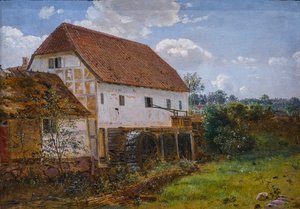 Mill with Two Wheels, Jutland