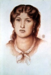 Portrait of Fanny Cornforth by Dante Gabriel Charles Rossetti