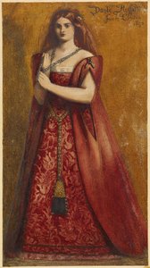 Rosso Vestita by Dante Gabriel Charles Rossetti