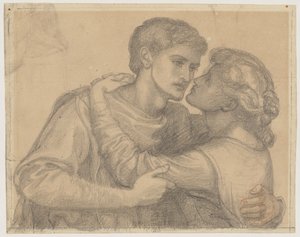 The Lovers by Dante Gabriel Charles Rossetti