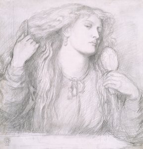 Woman combing her hair, Fanny Cornforth