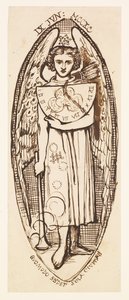 Dantis Amor – Study of Love with a Sundial and Torch by Dante Gabriel Rossetti