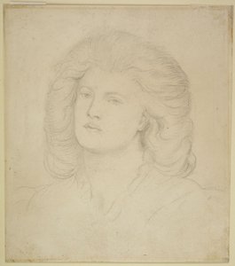 Head of Woman by Dante Gabriel Rossetti