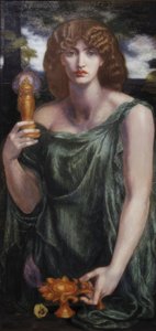 Mnemosyne by Dante Gabriel Rossetti