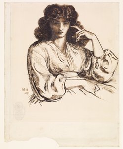 Portrait of Jane Morris by Dante Gabriel Rossetti