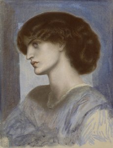 Portrait of Jane Morris by Dante Gabriel Rossetti