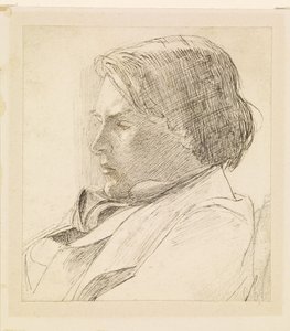 Portrait of a Young Man by Dante Gabriel Rossetti