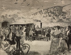 Carnival party at International Artistic Club of Rome, Italy by Dante Paolocci