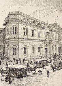 Evangelical church on Via Nazionale, Rome, Italy