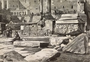 Platforms in Roman Forum, Rome, Italy by Dante Paolocci