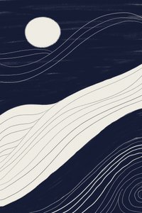 Abstract Moon Landscape