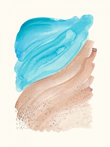 Aqua Sand Swirl by Danushka Abeygoda