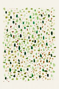 Earthy Green Abstract by Danushka Abeygoda
