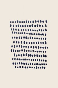 Minimalist Indigo Dots by Danushka Abeygoda
