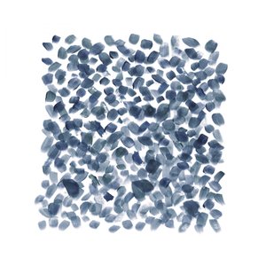 Serene Blue Brushstrokes by Danushka Abeygoda