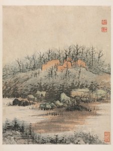 Reminiscences of the Qinhuai River, Qing Dynasty by Daoji Shitao