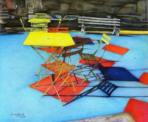 Patio Chairs, 2018 by Darrell Windjack