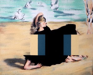 On the Beach (after Manet), 2019