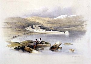 Town of Tiberias Looking Towards Lebanon, Plate 35 from Volume I of 