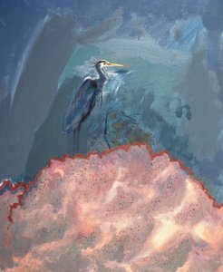 Great Blue Heron by David Alan Redpath Michie