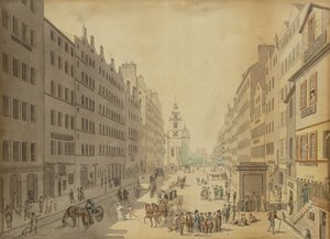 View of the High Street of Edinburgh from the East, 1793 by David Allan