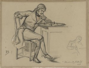Man Playing Chess