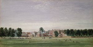 Buckingham House from the Green Park by David Cox