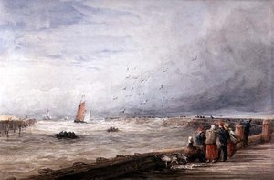 Calais Pier by David Cox