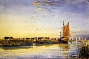 Hay Barges on the Scheldt