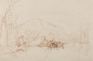 River Scene by David Cox