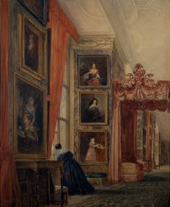 The Long Gallery at Hardwick by David Cox
