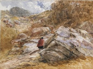 Mountain Pass at Bettws-y-Coed by David Cox the elder