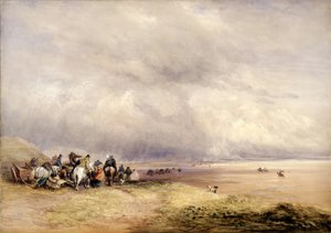 Ulverston Sands by David Cox the elder