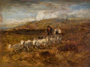 Welsh Shepherds by David Cox the elder