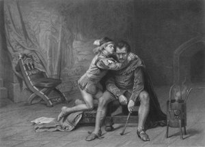 Prince Arthur and Hubert King John by David Desvachez