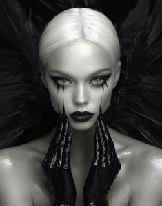 Gothic Angel Portrait by David Drake